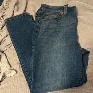 Universal Thread High Rise Skinny Jeans in Blue